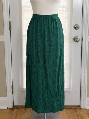 NWT Esmara Green Pattern Maxi Skirt Medium
